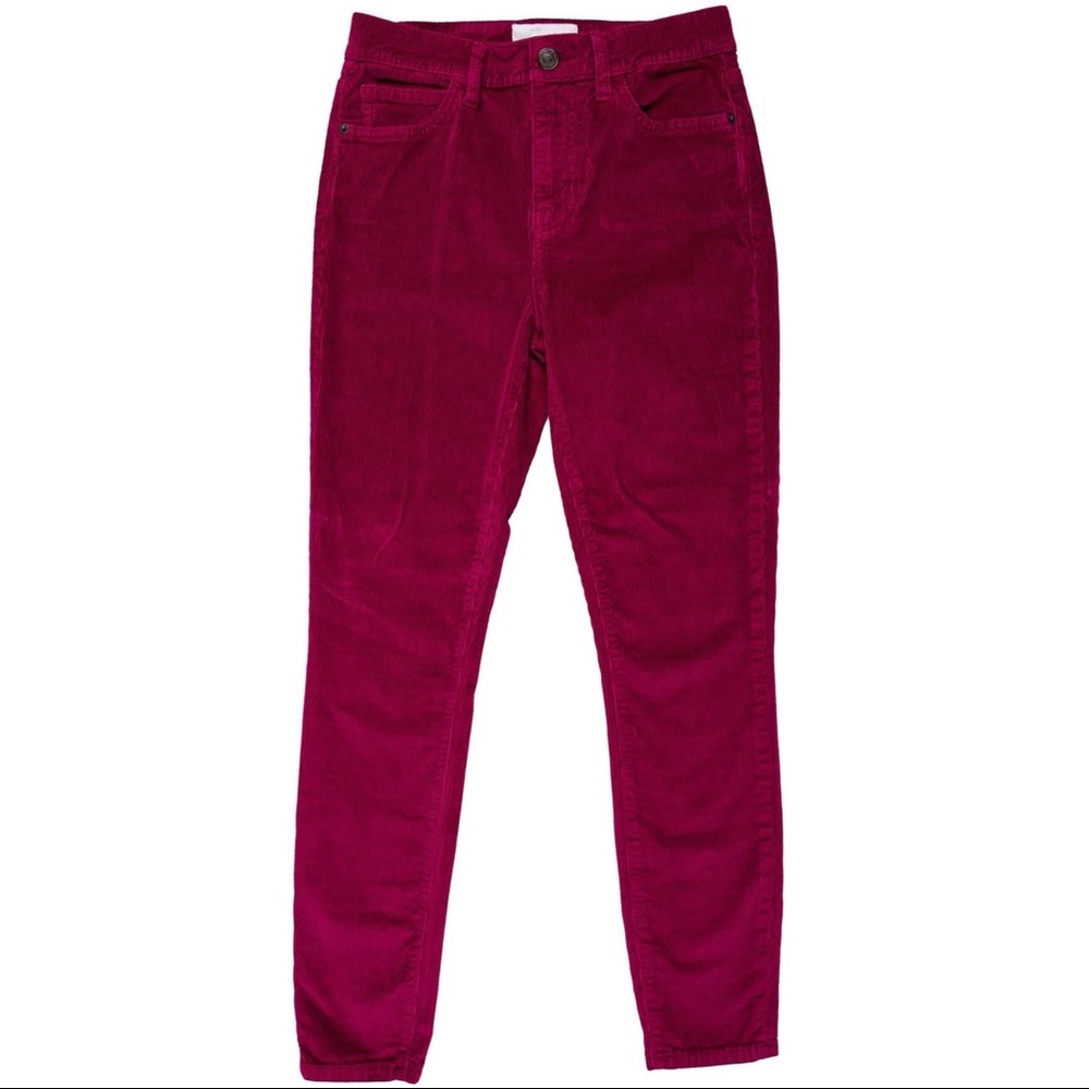 SOLD (on eBay): Current/Elliott The Stiletto Corduroy Skinny Jeans Pink, Sz 25 - Picture 2 of 5
